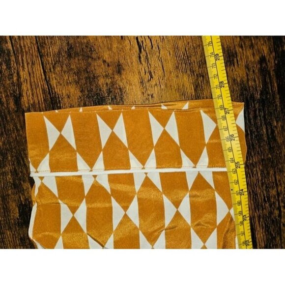 NWT Tory Burch Devi Pant in Gold Diamond Tile Size 8 Medium - Picture 8 of 8